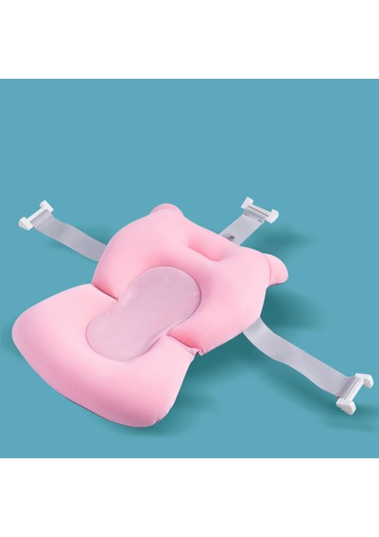 Bebek Banyosu Yumuşak Ayarlanabilir Rahat Katlanabilir Kayma Anti-Kayma Bebek Pembesi 55CMX42CM (Yurt Dışından)