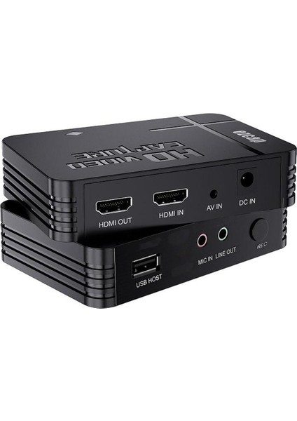 EZCAP288 Av HDMI Video Recorder Full Hd 1080P Bilgisayarsız USB Audio Video Capture Kayıt Cihazı