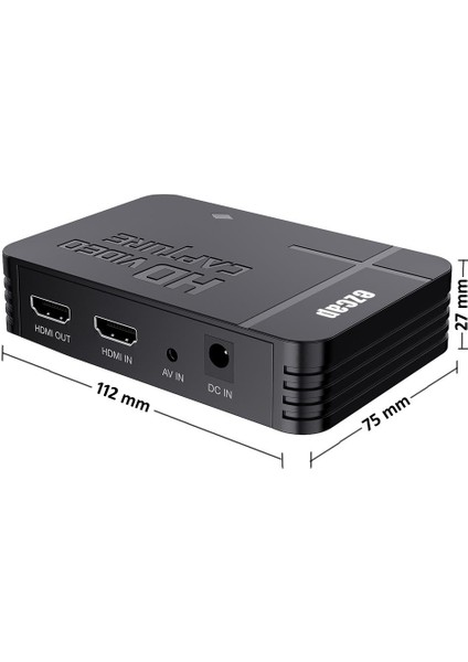 EZCAP288 Av HDMI Video Recorder Full Hd 1080P Bilgisayarsız USB Audio Video Capture Kayıt Cihazı fırsatları