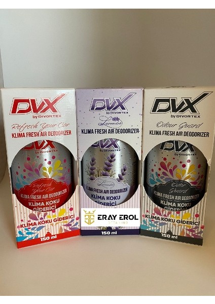 Dvx Klima Bombası Kötü Koku Giderici Tazeleyici Yenileyici 3 Adet 150 ml