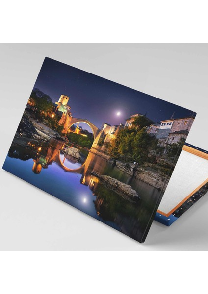 Mostar Köprüsü Tarihi Köprü Bosna-Hersek Mostar Bridge Kanvas Tablo
