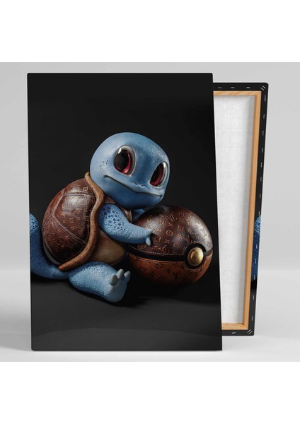 Pokemon Lüks Poketopu Squirtle Çizgi Film Karakteri Kanvas Tablo fiyatları