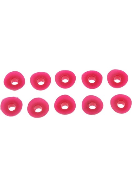 10 Adet Hava Vanası Kök Çamur Koruma Lastik Tüp Silikon - Beyaz (Yurt Dışından)