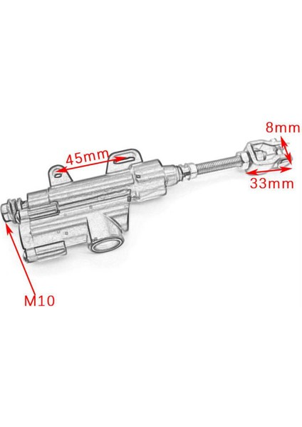 50CC 110CC Için Arka Fren Silindir Pompası Rezervuarı (Yurt Dışından)