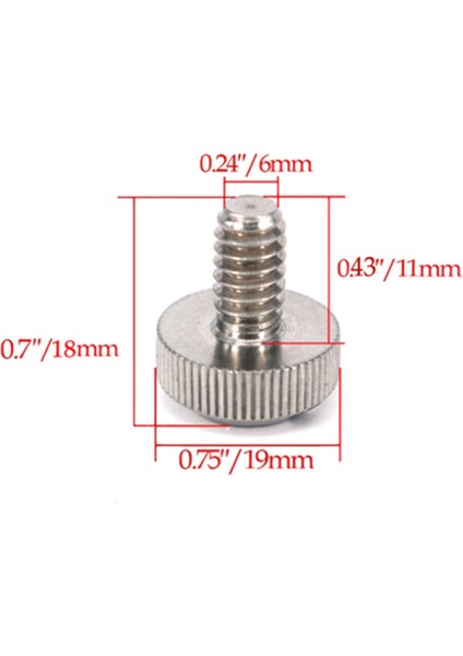 Tur Aksesuarları Için Koltuk Vidası 6mm Vida (Yurt Dışından)