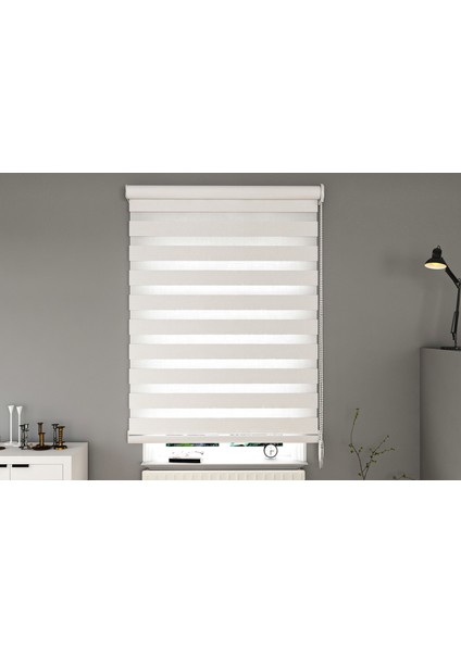 Beyaz Zebra Stor Perde modelleri