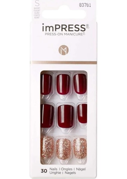 Color Kendinden Yapışkanlı Takma Tırnak - Kısa