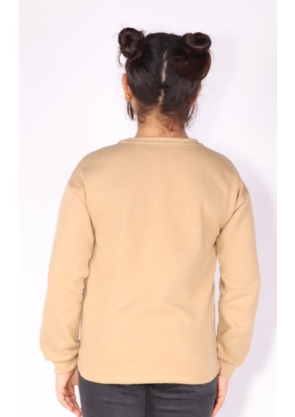 Pul Palet Nakışlı Kız Çocuk Sweatshirt K1003A6