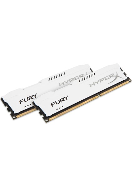 Kingston Hyperx Fury White 16GB (2X8GB)1600MHZ Ddr3 Ram (HX316C10F/8) 2'li Set