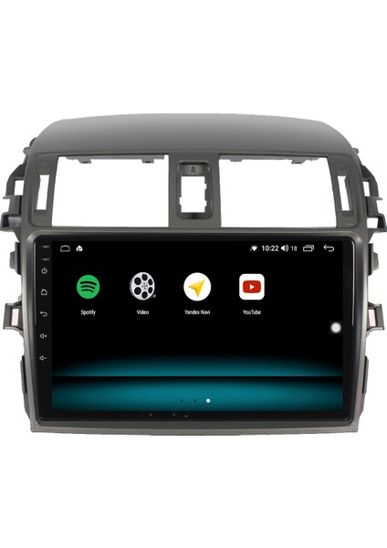 Toyota Corolla Android 10 Carplay Özellikli Navigasyon Multimedya Ekran 2gb Ram + 32GB HDD