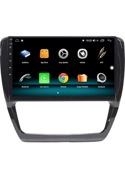 Vw Jetta Android 10 Carplay Özellikli Navigasyon Multimedya Ekran 2gb Ram + 32GB HDD