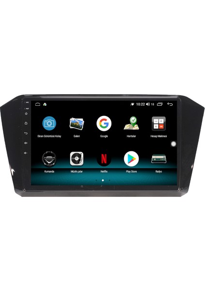 Vw Passat B8 Android 10 Carplay Özellikli Navigasyon Multimedya Ekran 2gb Ram + 32GB HDD
