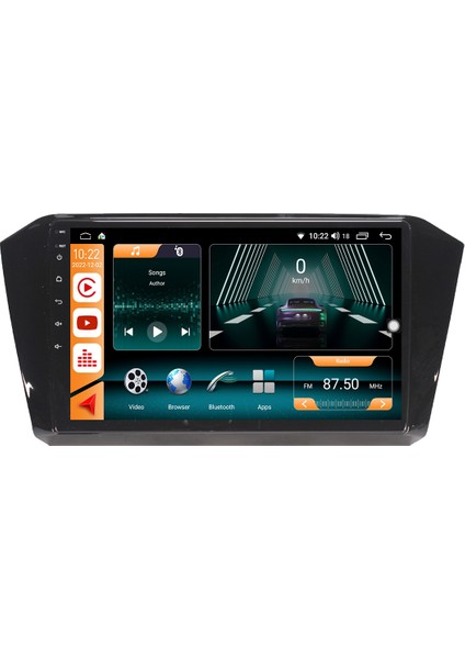 Vw Passat B8 Android 10 Carplay Özellikli Navigasyon Multimedya Ekran 2gb Ram + 32GB HDD