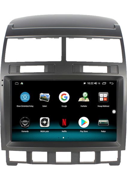 Vw Touareg Android 10 Carplay Özellikli Navigasyon Multimedya Ekran 2gb Ram + 32GB HDD