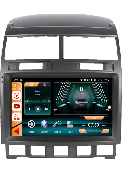 Vw Touareg Android 10 Carplay Özellikli Navigasyon Multimedya Ekran 2gb Ram + 32GB HDD