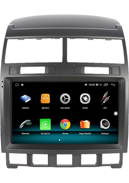 Vw Touareg Android 10 Carplay Özellikli Navigasyon Multimedya Ekran 2gb Ram + 32GB HDD