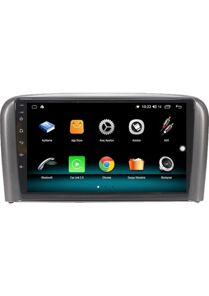 Volvo S80 Android 10 Carplay Özellikli Navigasyon Multimedya Ekran 2gb Ram + 32GB HDD