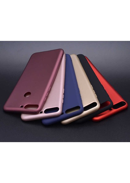 Huawei Y7 2018 Premier Silikon Kapak,lacivert
