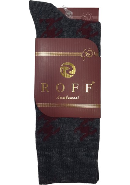 Yünlü Lambswool Koyun Kılı Kışlık Erkek Çorap 2 Li Paket 40-44 Numara