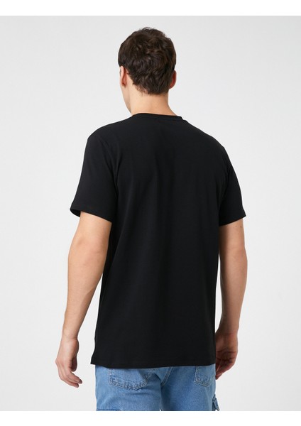 Basic Tişört Kısa Kollu Bisiklet Yaka Dar Kesim fırsatları