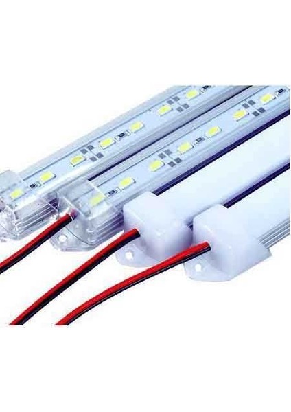 Barled 24 Volt Çubuk LED 72 Ledli 5630 Kasalı Şeffaf Kapak 100 cm