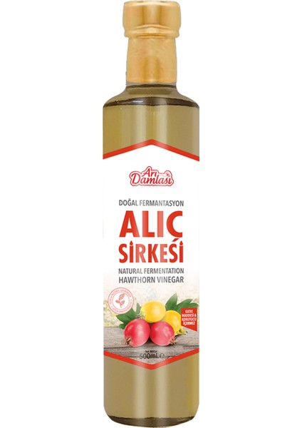 Doğal Fermantasyon Organik Alıç Sirkesi 2 x 500 ml