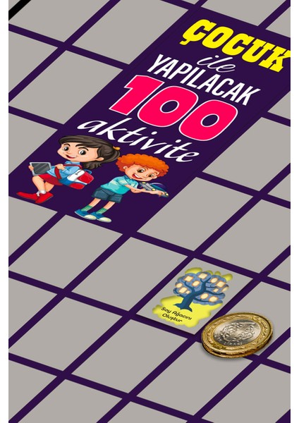 Çocuk ile Yapılacak 100 Aktivite Kazıkazan Poster Çocuk Hediye Aktivite, Kolay Kazıma Yeni Versiyon