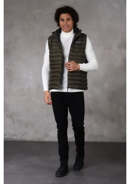 Kapşonlu Erkek Şişme Yelek fırsatları