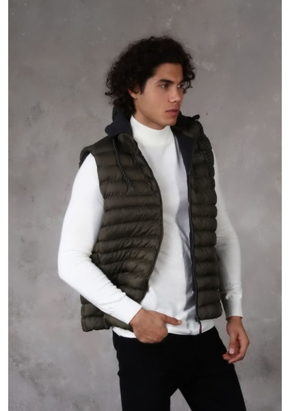 Kapşonlu Erkek Şişme Yelek indirimleri