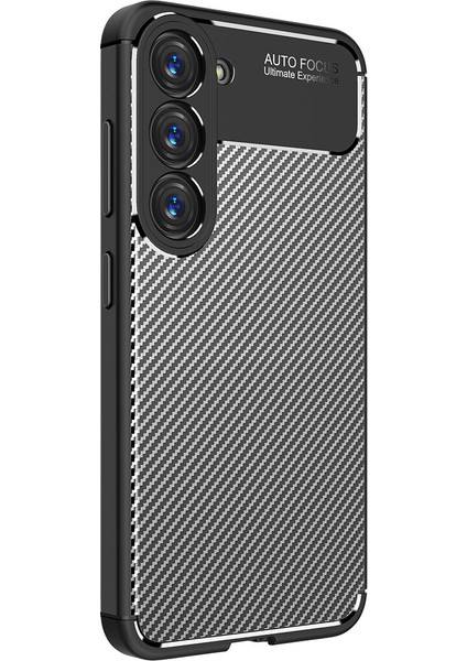 Samsung Galaxy S23 Plus Kılıf Karbon Desenli Lux Negro Silikon