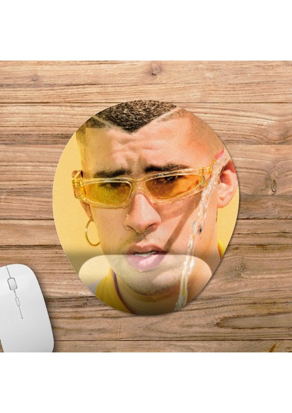 Bad Bunny Bilek Destekli Mousepad Model - 1 Oval