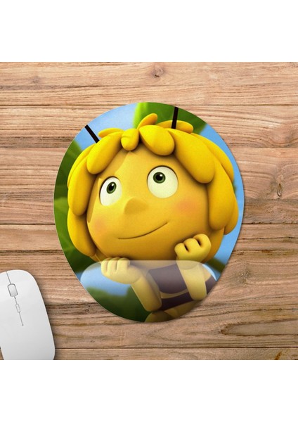 Arı Maya Bilek Destekli Mousepad Model - 3 Oval