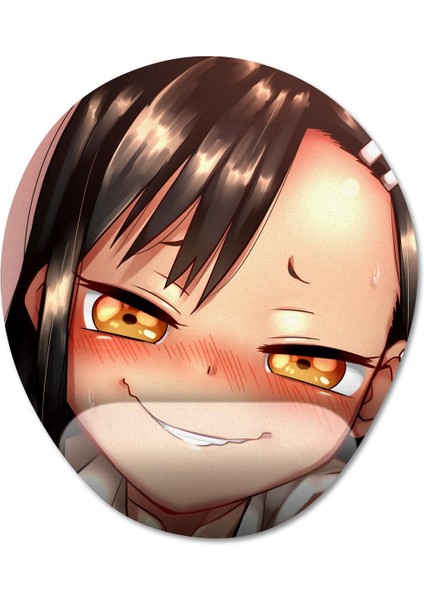 Don't Toy With Me, Miss Nagatoro - Ijiranaide, Nagatoro-San Bilek Destekli Mousepad Model - 4 Oval