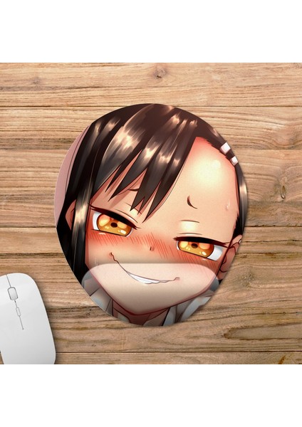 Don't Toy With Me, Miss Nagatoro - Ijiranaide, Nagatoro-San Bilek Destekli Mousepad Model - 4 Oval