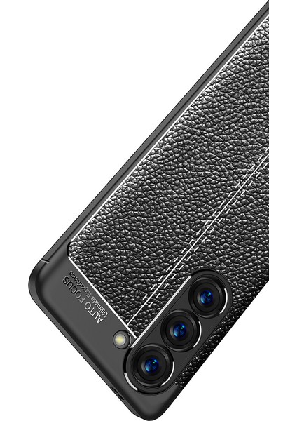 Samsung Galaxy S23 Kılıf Deri Desenli Lux Niss Silikon