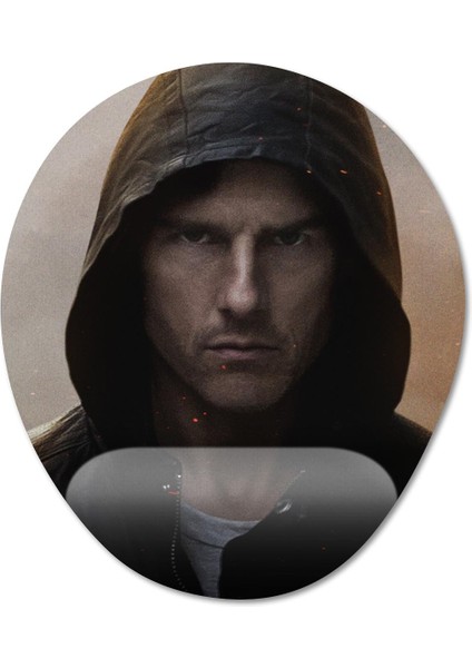 Tom Cruise Bilek Destekli Mousepad Model - 3 Oval