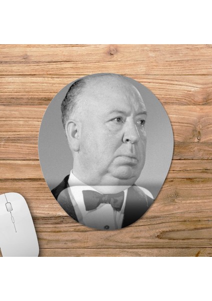 Alfred Hitchcock Bilek Destekli Mousepad Model - 2 Oval