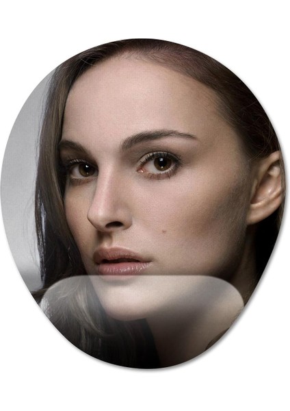 Natalie Portman Bilek Destekli Mousepad Model - 1 Oval