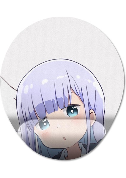 Aharen Is Indecipherable - Aharen-San Wa Hakarenai Bilek Destekli Mousepad Model - 1 Oval