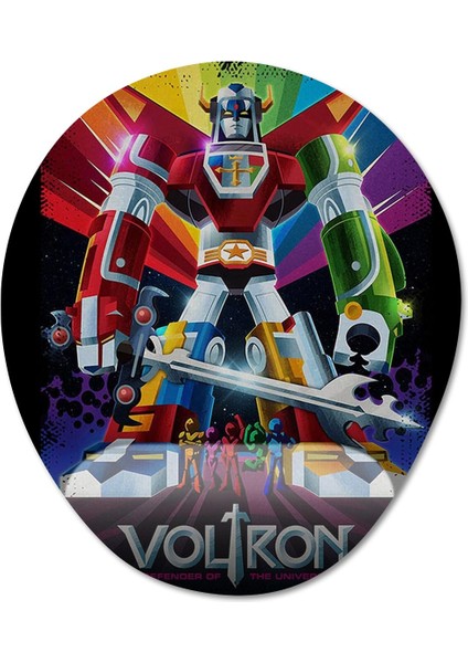 Voltran - Voltron Bilek Destekli Mousepad Model - 1 Oval