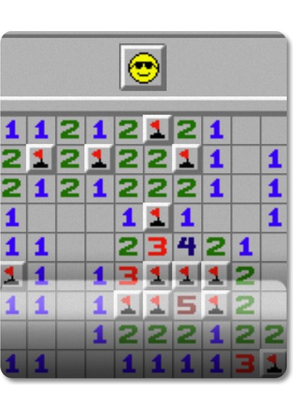 Mayın Tarlası - Minesweeper Bilek Destekli Mousepad Model - 1