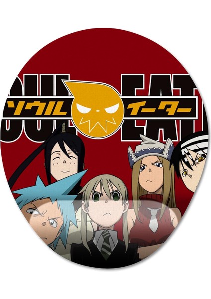 Soul Eater Bilek Destekli Mousepad Model - 1 Oval