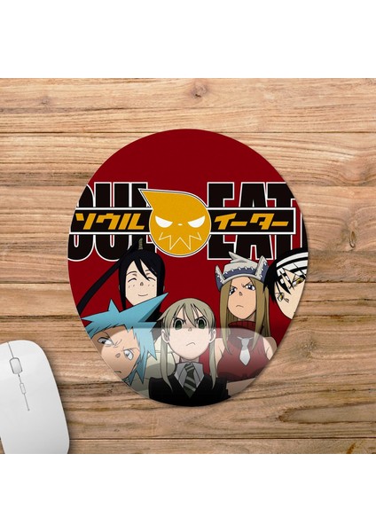 Soul Eater Bilek Destekli Mousepad Model - 1 Oval fiyatları