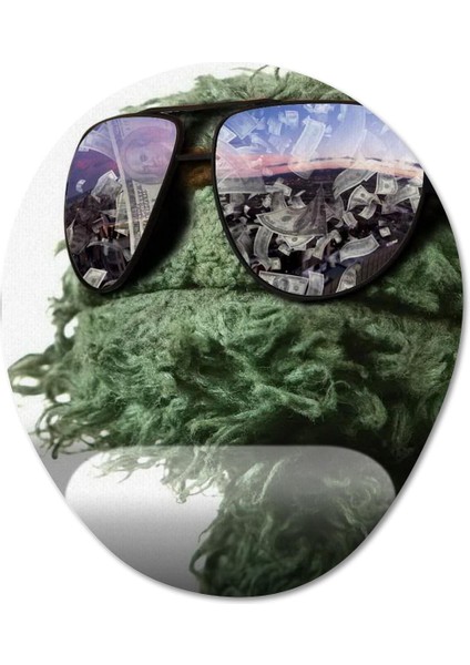 Susam Sokağı Bilek Destekli Mousepad Model - 3 Oval