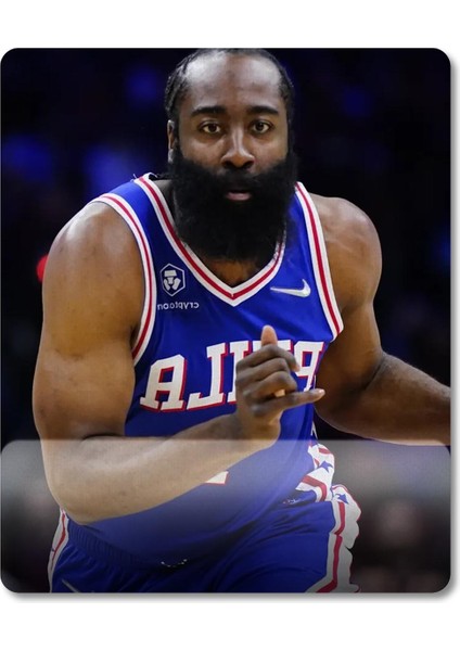 James Harden - Philadelphia 76ERS - Nba Bilek Destekli Mousepad Model - 1