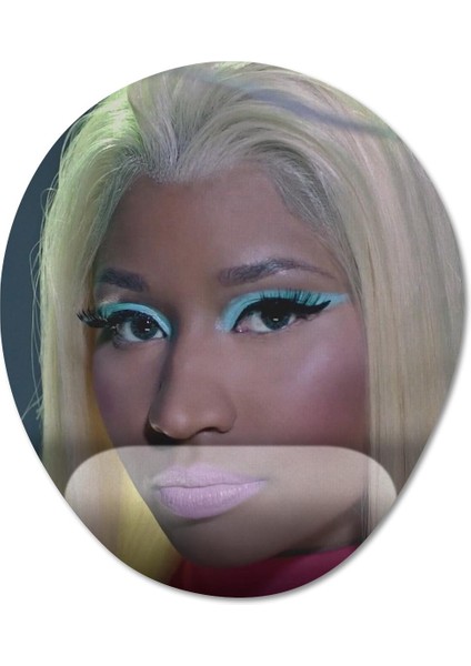 Nicki Minaj Bilek Destekli Mousepad Model - 3 Oval