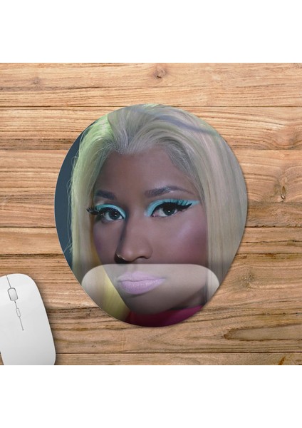 Nicki Minaj Bilek Destekli Mousepad Model - 3 Oval