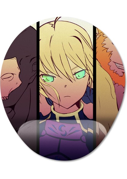 Fate / Zero Bilek Destekli Mousepad Model - 3 Oval