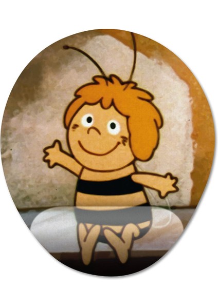 Arı Maya Bilek Destekli Mousepad Model - 1 Oval