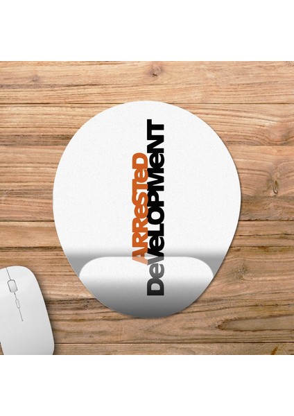 Arrested Development Bilek Destekli Mousepad Model - 1 Oval fiyatları
